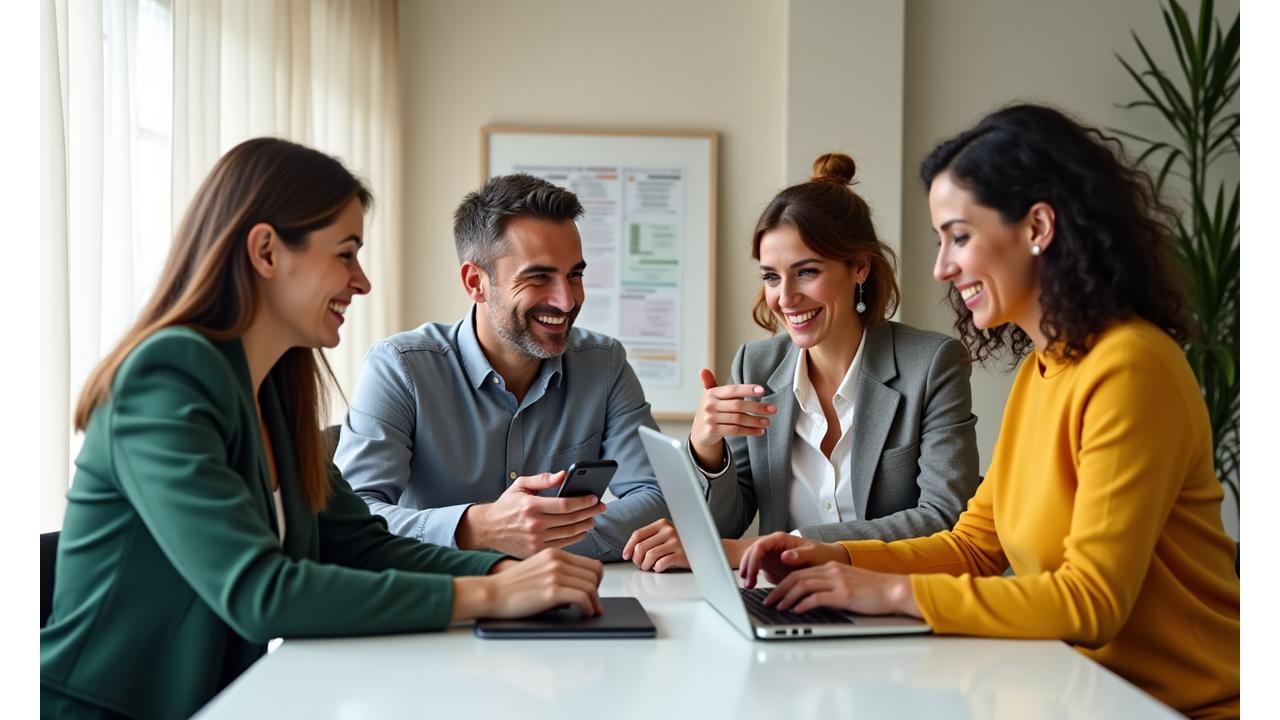 Team Vita Solari che supporta un cliente con molteplici canali di comunicazione