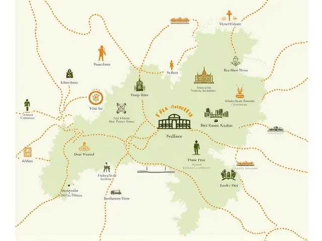Mappa stilizzata del centro di Roma con icone che indicano punti di interesse legati al benessere e interazioni tra persone.