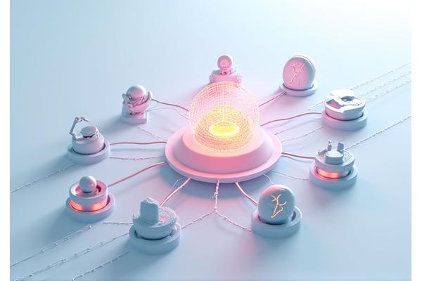 Infografica schematica del processo di personalizzazione AI, che mostra l'input di dati, l'analisi e l'output di raccomandazioni personalizzate.