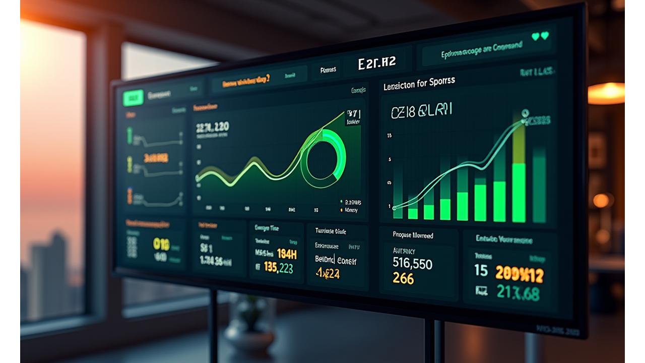 Dashboard con grafici di performance fisica e mentale in correlazione con l'apporto nutrizionale