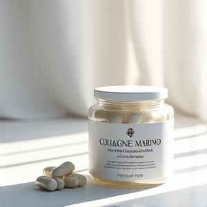 Barattolo di integratore di collagene idrolizzato