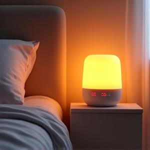 Lampada sveglia con simulazione alba e suoni naturali