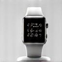 Smartwatch al polso con icone di attività fisica